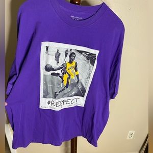 Supply & Demand Co Kobe Bryant Respect Purple T-Shirt 3XL